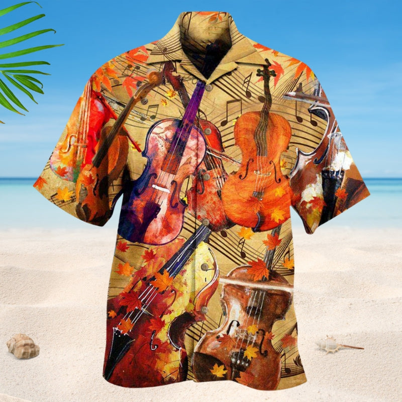 Violin Change Hawaiian Shirt For Resort Trips, Coastal Parties, And Warm Weather Style