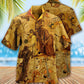 Violin Hawaiian Shirt With All Over Print For Vacation Parties Beach Outings And Relaxed Daily Wear
