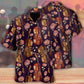 Floral Classic Violin Music Hawaiian Shirt For Coastal Adventures And Warm Weather Wear