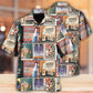 Retro Wine Vodka Poster Hawaiian Shirt For Coastal Travel, Casual Events, And Comfortable Summer Wear