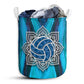 Small Size Volleyball And Mandala Laundry Basket For Bathroom Bedroom Storage