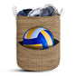 Small Size Volleyball Hole Handmade Laundry Basket For Bathroom Bedroom Storage