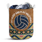 Small Size Volleyball Suede Pattern Laundry Basket For Bathroom Bedroom Storage