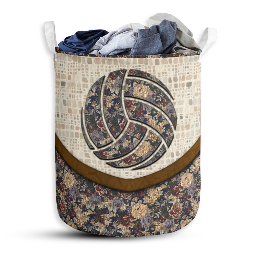 Small Size Volleyball Tepee Fabric Laundry Basket For Bathroom Bedroom Storage
