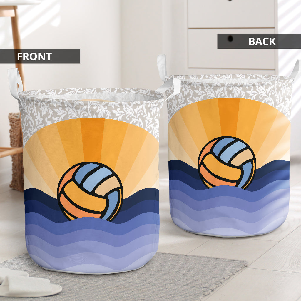 Volleyball Palette Color Laundry Basket For Room Home Organizer