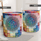 Volleyball Pattern Flower Laundry Basket For Room Home Organizer