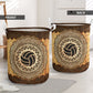 Volleyball Wood Mandala Laundry Basket For Bathroom Bedroom Storage