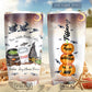Halloween Happy Witch And Magic Pumpkin Personalized 20 Oz Tumbler For Coffee Travel And Daily Drinks