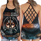 Strong Woman Faith Hollow Tank Top For Yoga Workouts And Casual Wear