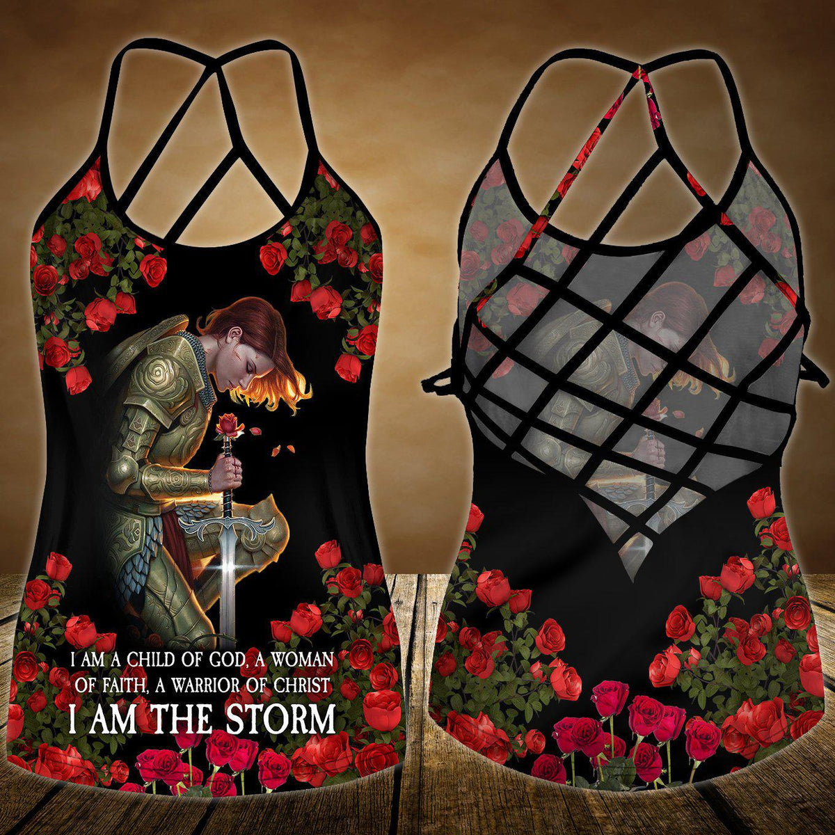 Warrior Women You Are Strong Hollow Tank Top For Fitness Sessions And Daily Wear