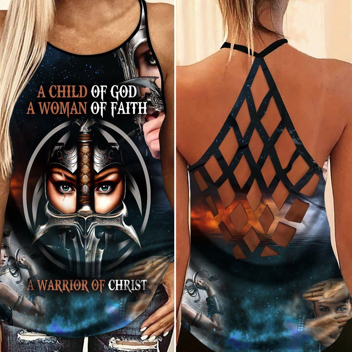 Warrior Women You Are Strong Hollow Tank Top For Workouts Festivals And Bold Style