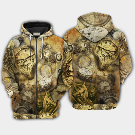 Vintage Watch History Hoodie For Everyday Streetwear Seasonal Travel And Gift Giving