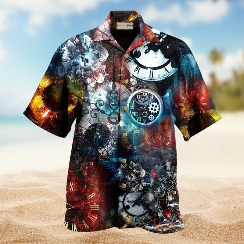 Camping Not Wander Lost Hawaiian Shirt Collar And Front View For Summer Travel
