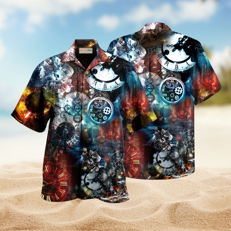Camping Not Wander Lost Hawaiian Shirt Fabric Pattern Detail For Resort Wear