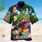 Festive Watch Christmas Hawaiian Shirt For Island Vacations, Resort Wear, And Relaxed Seasonal Style