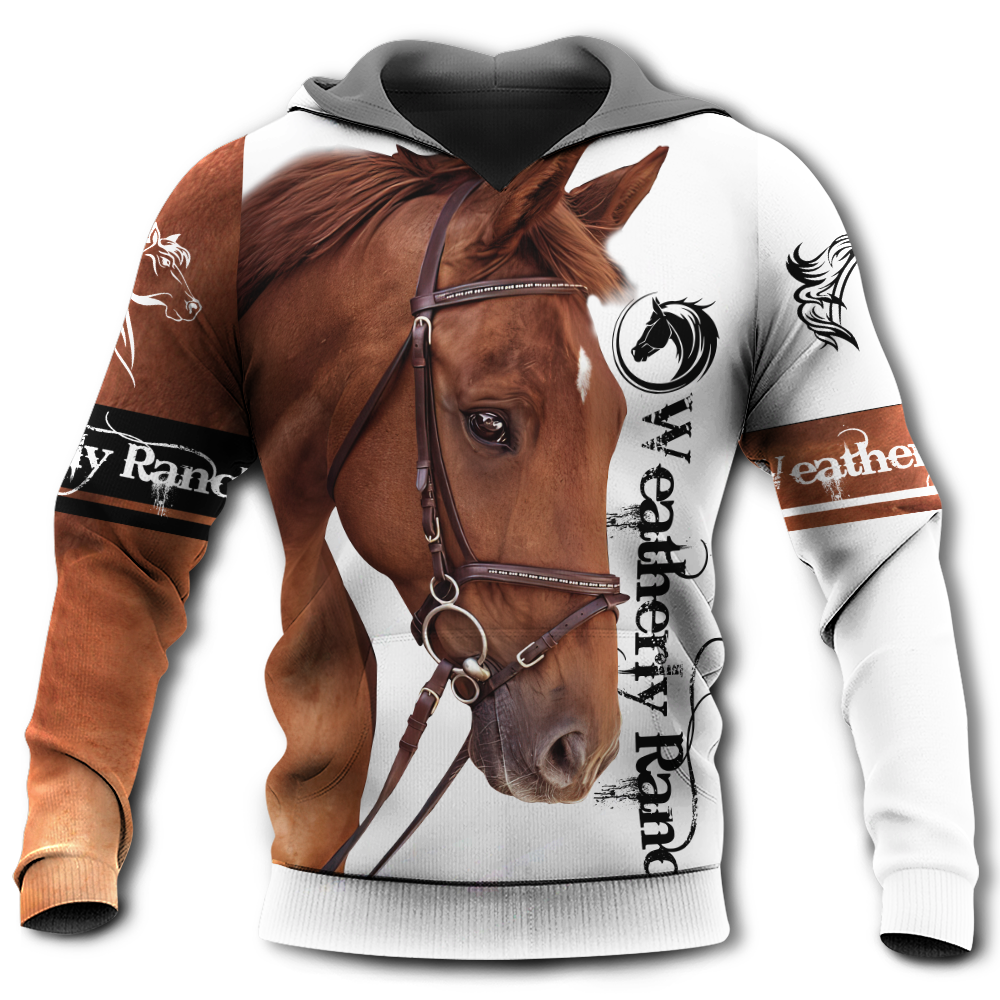 Brown Horse Love Hoodie For Equestrian Inspired Outfits Travel And Seasonal Gifting