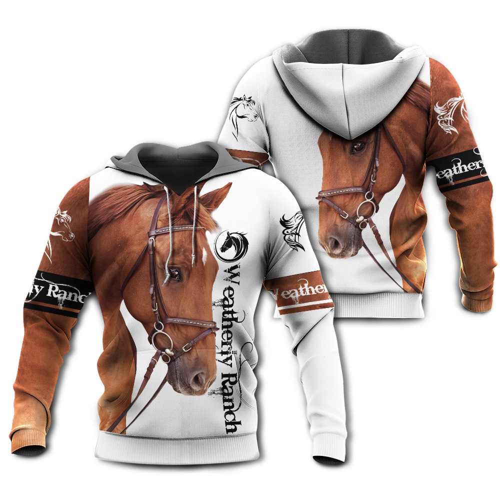 Brown Horse Love Hoodie For Equestrian Inspired Outfits Travel And Seasonal Gifting