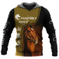 Green Horse Love Hoodie For Western Casual Wear Travel And Thoughtful Gifting