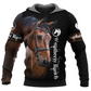 Strong Brown Horse Love Hoodie For Rustic Casual Looks Outdoor Events And Comfortable Layering