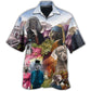 Modern Weimaraner Dog Hawaiian Shirt Resort Outfit View For Coastal Travel