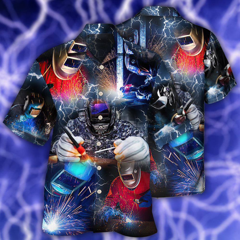 Welder Stunning Hawaiian Shirt For Summer Events And Casual Outdoor Wear