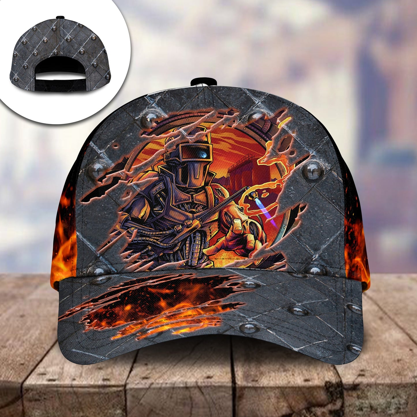 Welder Vintage Worker Classic Cap For Nature Lovers Travel And Casual Daily Styling