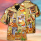 Whiskey Wine Hawaiian Shirt For Coastal Travel, Casual Events, And Comfortable Summer Wear