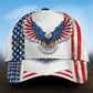 White American Eagle Freedom Classic Cap For Casual Styling Holiday Travel And Weekend Adventures
