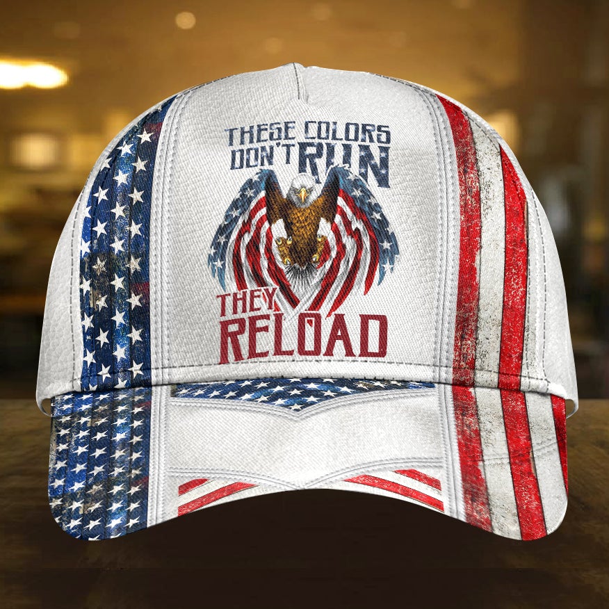 White American Eagle Colors Never Run Classic Cap For Casual Gatherings Travel And Thoughtful Gift Giving