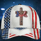 White God Bless America Classic Cap For Casual Styling Holiday Travel And Weekend Adventures