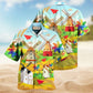 Windmill Goes Round And Round Hawaiian Shirt For Summer Vacation Beach Travel And Relaxed Casual Wear
