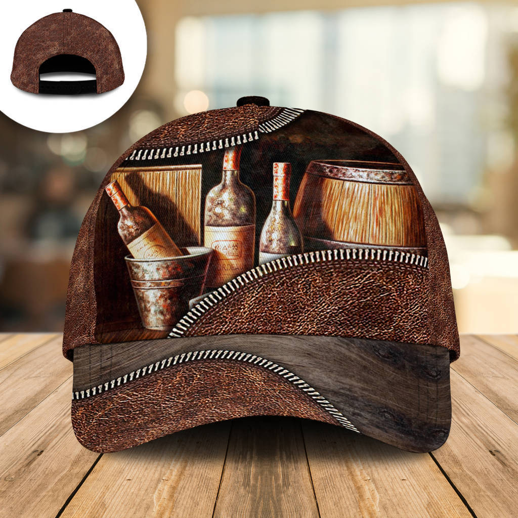 Vintage Wine Lover Classic Cap For Festivals Vacations Outdoor Fun And Daily Comfort