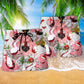 Wine Christmas Fine Glass Beach Shorts For Summer Vacation And Coastal Travel