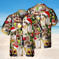 Wine Christmas Hawaiian Shirt For Christmas Gatherings, Resort Trips, And Cheerful Seasonal Style
