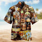 Wine Key Hawaiian Shirt For Coastal Travel, Casual Events, And Comfortable Summer Wear