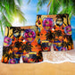 Wine It's Time For Wine And Hawaii Colorful Beach Shorts For Resort Trips And Poolside Style
