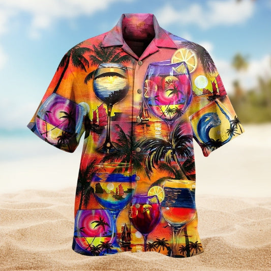 German Shepherd Strong Dog Personalized Photo Hawaiian Shirt Detailed Pattern View For Thoughtful Gifting