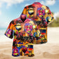 German Shepherd Strong Dog Personalized Photo Hawaiian Shirt Relaxed Style View For Summer Travel