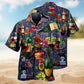 Wine Glass Hawaiian Shirt For Tropical Holidays, Outdoor Gatherings, And Everyday Comfort
