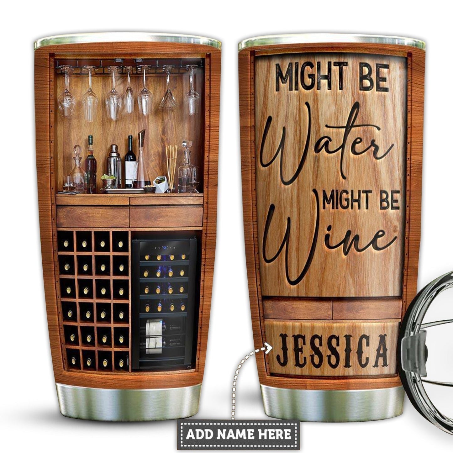 Beverage Lover Might Be Water Might Be Beverage 20 Oz Tumbler For Coffee Travel And Daily Drinks