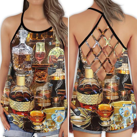 Wine So Beautiful Chic Look Hollow Tank Top For Yoga Workouts And Casual Wear