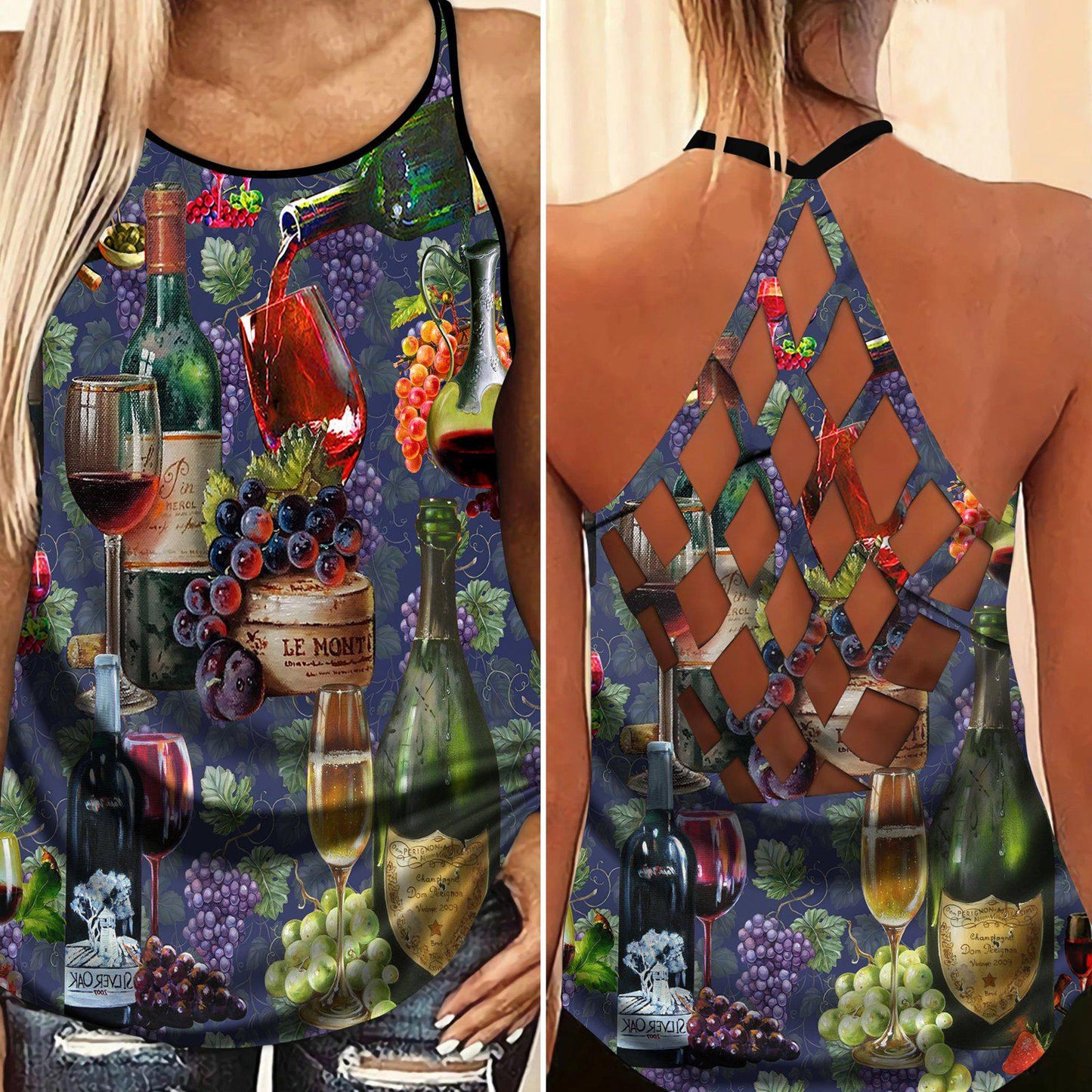 Wine So Good Hollow Tank Top For Active Days And Thoughtful Gifting