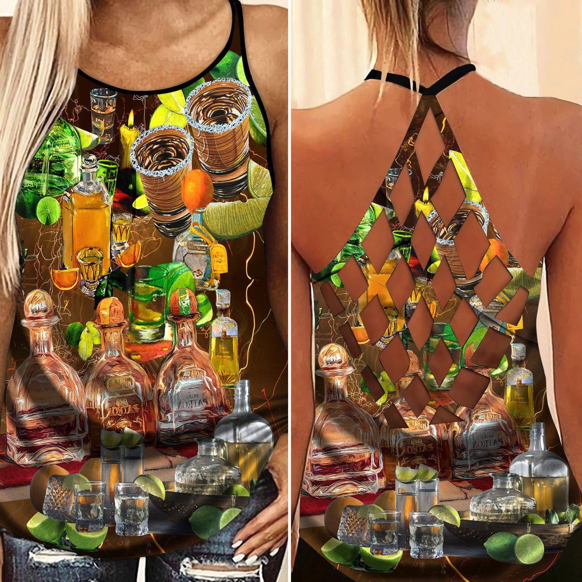 Wine So Good Hollow Tank Top For Yoga Workouts And Casual Wear