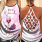 Wine So Good Hollow Tank Top For Summer Outings And Everyday Comfort