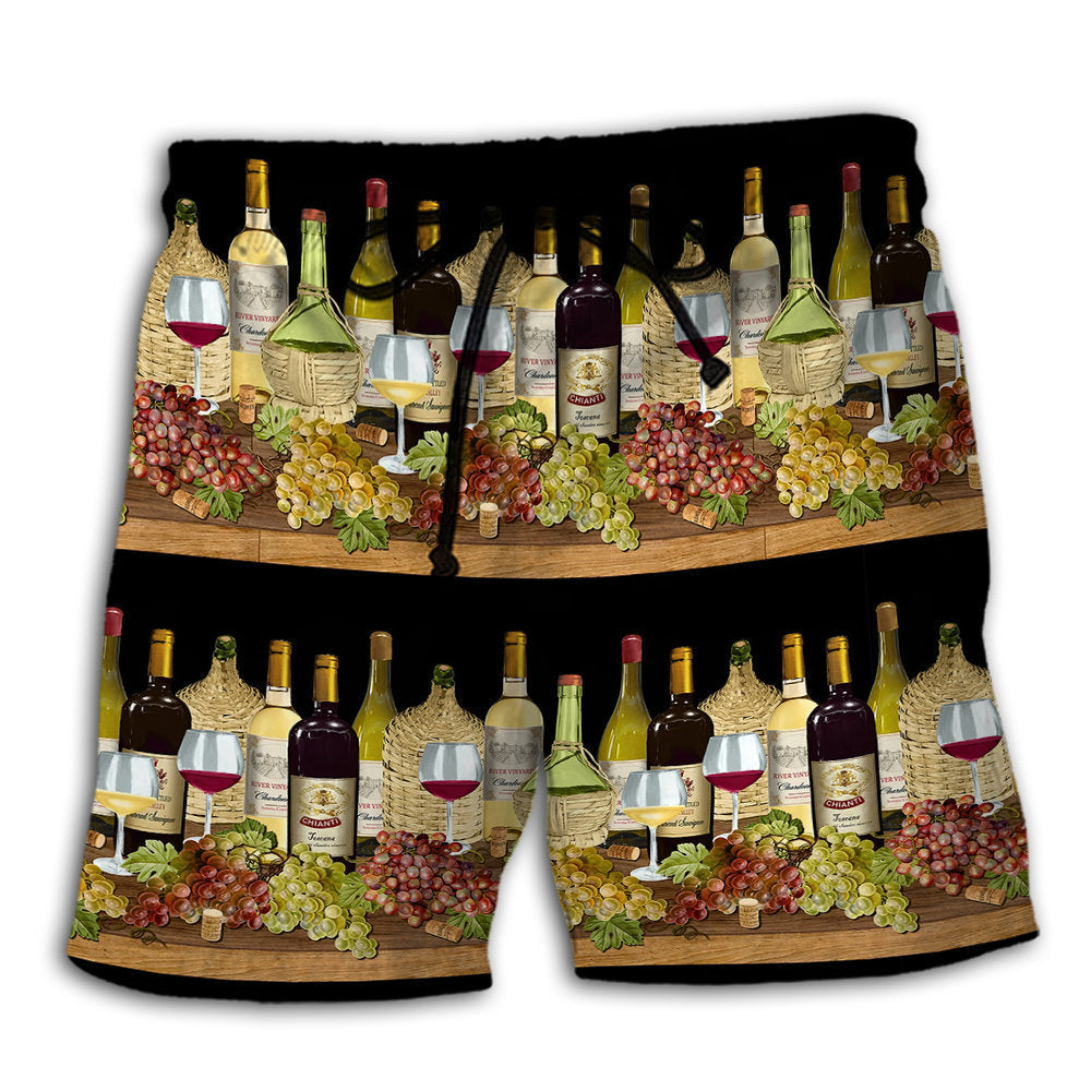 Wine Beach Shorts For Island Getaways And Lightweight Summer Style