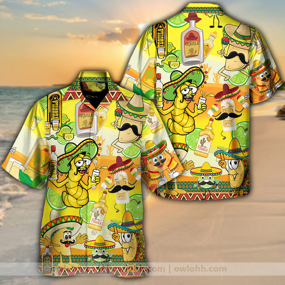 Magical Wine Tequila Water Fun People Hawaiian Shirt For Resort Days, Summer Events, And Comfortable Outdoor Activities