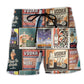 Vodka Retro Poster Bar Beach Shorts Print Detail For Thoughtful Gift Giving