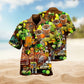 Wine Lemons Celebrate Hawaiian Shirt For Island Vacations, Resort Wear, And Relaxed Seasonal Style