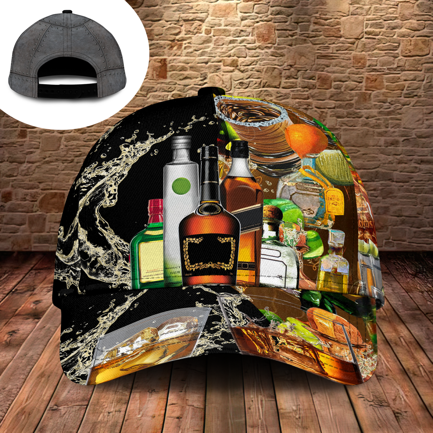 Wine Lemon Life Quote Classic Cap For Travel Holidays Parties And Relaxed Casual Styling