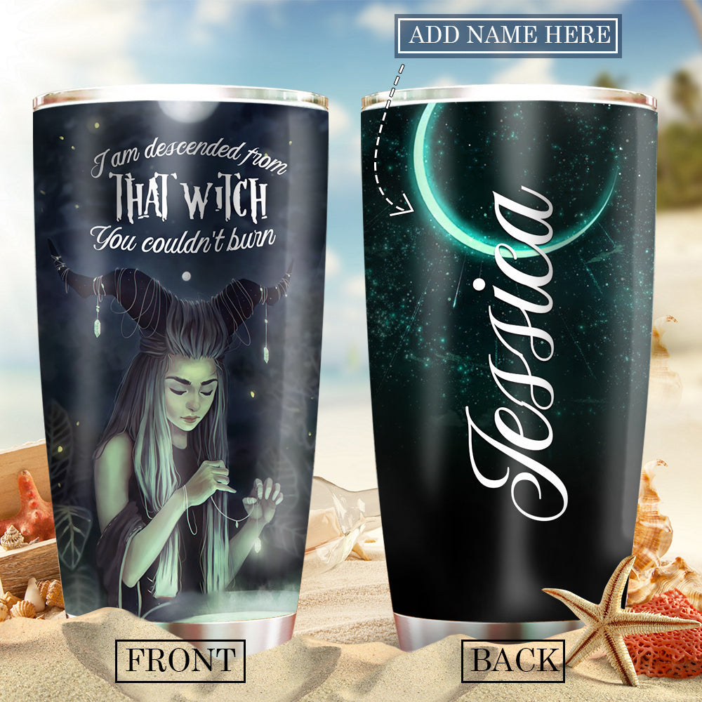 Witch Witchy Fire Personalized 20 Oz Tumbler For Coffee Travel And Daily Drinks